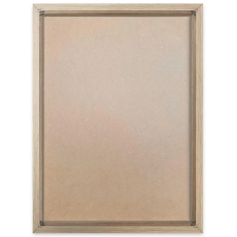 Abstracte wanddecoratie set met structuur Zachte lijnen - 40 x 30