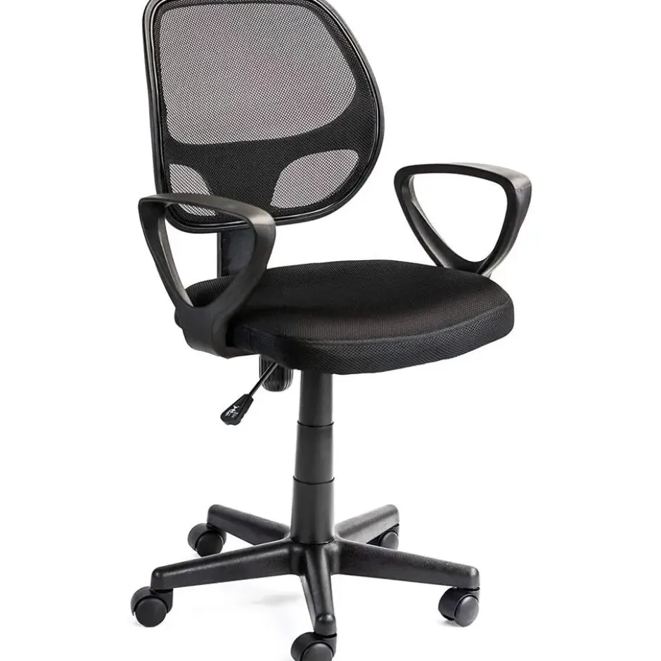 ACAZA Bureaustoel Buritos - Solide, Verstelbaar en Ergonomisch - Zwart