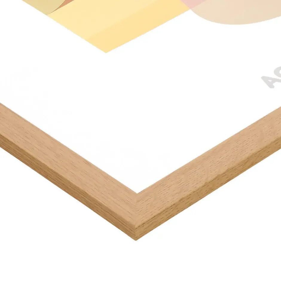 ACAZA Fotokader A1 - 59,4 x 84 cm - Fotolijst - MDF Hout - Madison - Warme Eik