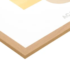 ACAZA Fotokader - Fotolijst van 60x80 cm - Warm Oak - MDF - Plexiglas