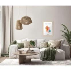 ACAZA Fotokader - Fotolijst - 40x60 cm - MDF hout - Lichte Eik kleur