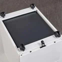 Afsluitbaar ladeblok / bureaukast 39x60 cm - 3 lades - Wit