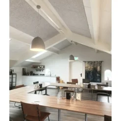 Akoestisch wandpaneel PET-vilt - 100x100 cm - Lichtgrijs