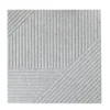 Akoestisch wandpaneel - 5 stuks - 60x60cm - Geometrisch motief Grijs