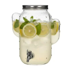 Alessandro Drankdispenser Cactus - glas - 5 liter