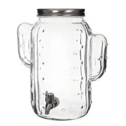 Alessandro Drankdispenser Cactus - glas - 5 liter