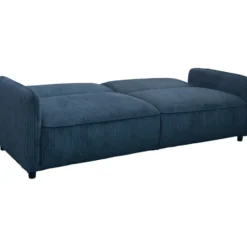 Alicia-Slaapbank 3-zitter in ribfluwelen blauw