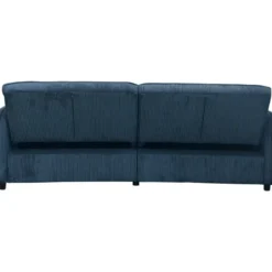 Alicia-Slaapbank 3-zitter in ribfluwelen blauw