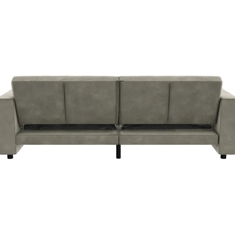 Allie II-Slaapbank 3-zitter in fluweel taupe