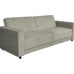 Allie II-Slaapbank 3-zitter in fluweel taupe