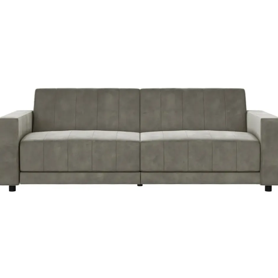 Allie II-Slaapbank 3-zitter in fluweel taupe