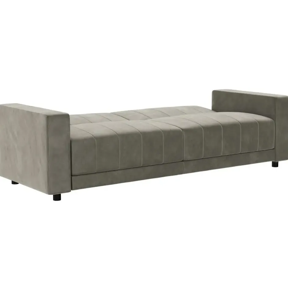 Allie II-Slaapbank 3-zitter in fluweel taupe