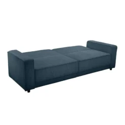 Allie - 3-zits slaapbank in blauw stof