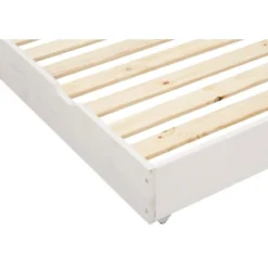Alpi - Bed met bedlade 90x200 cm wit grenen