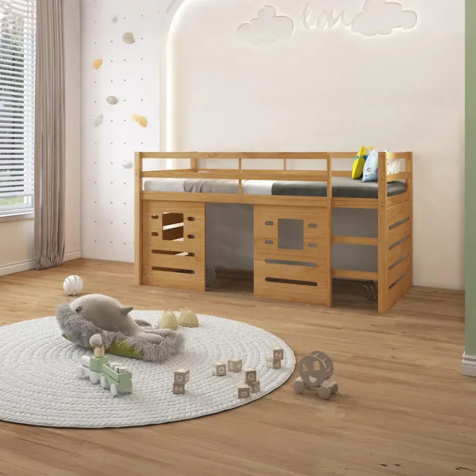 Alpi - Kinderverhoger 90x200 cm grenenhout
