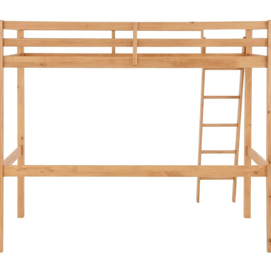 Alpi2 - Mezzanine bed 90x200 cm in grenen