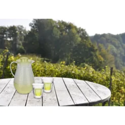 Alpina Waterkan/sapkan met reservoir - 2L - kunststof - geel - 25 cm
