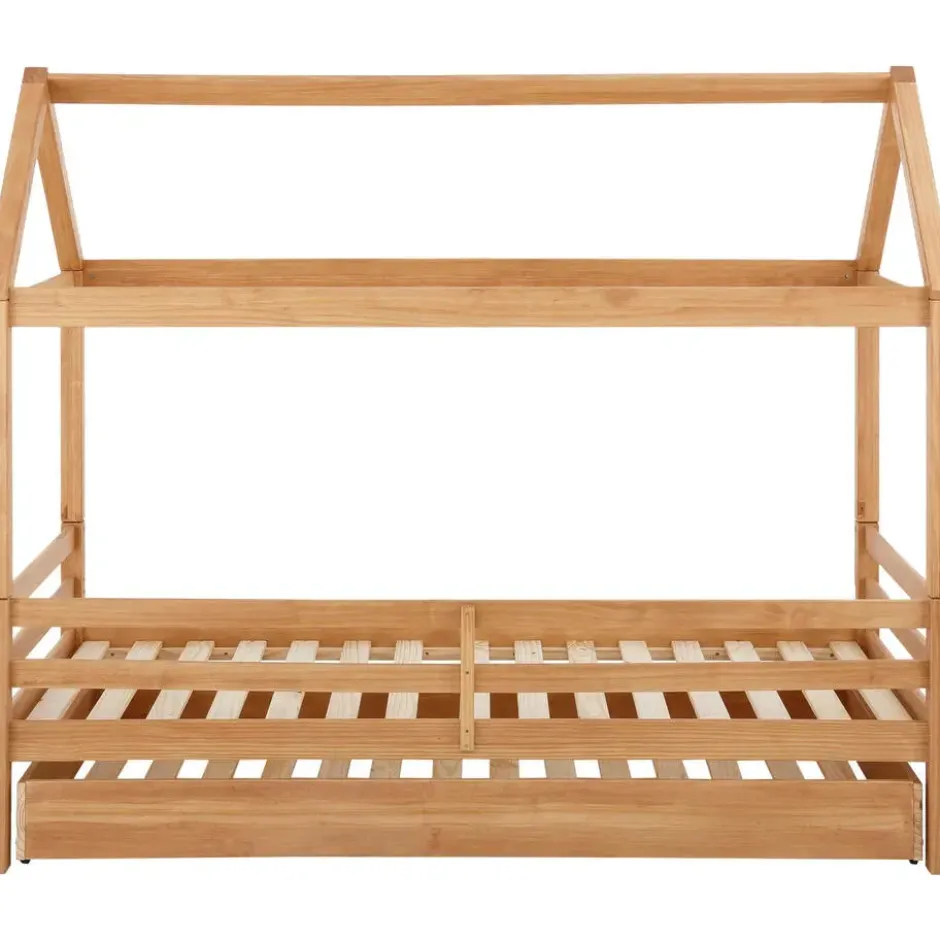 Alpi2 - Onderschuifbed 90x200 cm voor kinderen grenen
