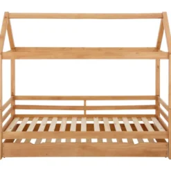 Alpi2 - Onderschuifbed 90x200 cm voor kinderen grenen