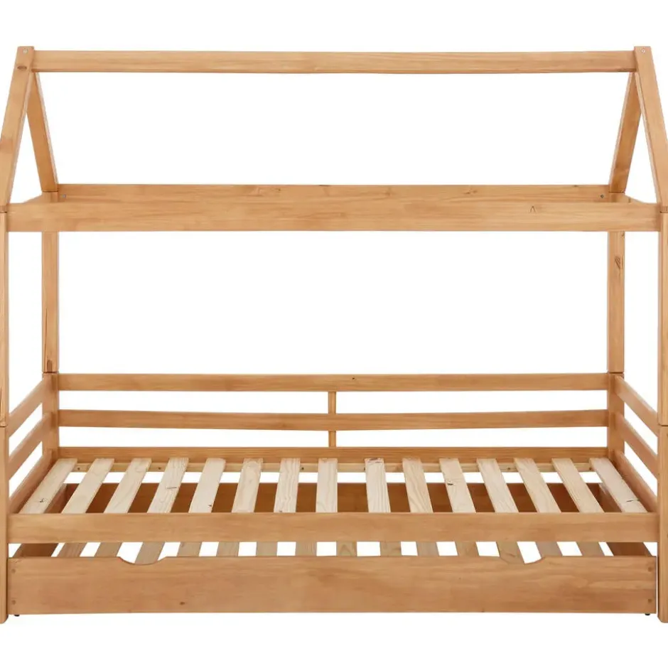 Alpi2 - Onderschuifbed 90x200 cm voor kinderen grenen