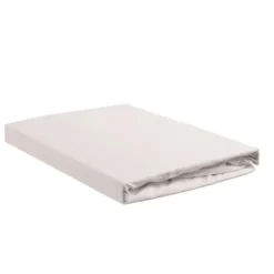 Ambiante Bamboo Cotton - Hoeslaken - 140x200 - Wit