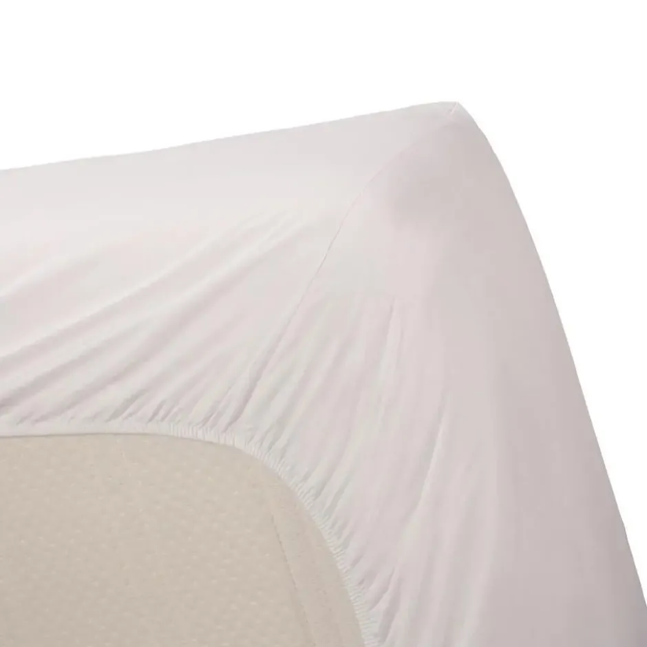 Ambiante Bamboo Cotton - Hoeslaken - 160x200 - Wit