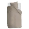 Ambiante Cotton Uni dekbedovertrek - 140x200/220 - Taupe