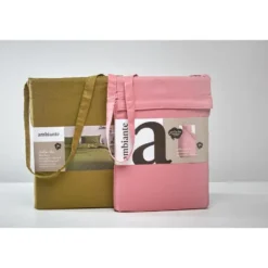 Ambiante Cotton Uni dekbedovertrek - 200x200/220 - Roze