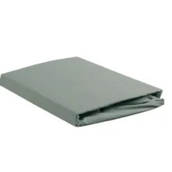 Ambiante Hoeslaken Katoen Green-1-persoons (90x210/220 cm)