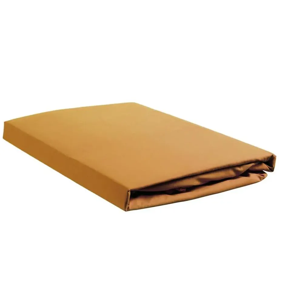 Ambiante Jersey - Hoeslaken - 160x200/210 - Oker