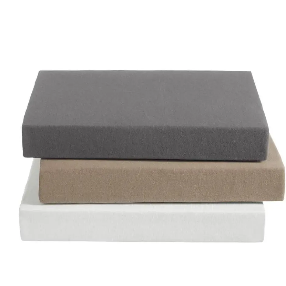 Ambiante Jersey - Hoeslaken - 180x200 - Taupe