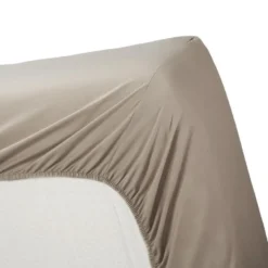 Ambiante Katoen - Hoeslaken - 160x200 - Taupe