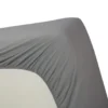 Ambiante Katoen - Splittopper Hoeslaken - 160x200 - Grijs