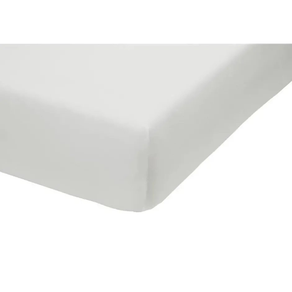 Ambiante Katoen - Splittopper Hoeslaken - 160x200 - Wit