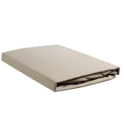 Ambiante Katoen - Topper Hoeslaken - 160x200 - Taupe