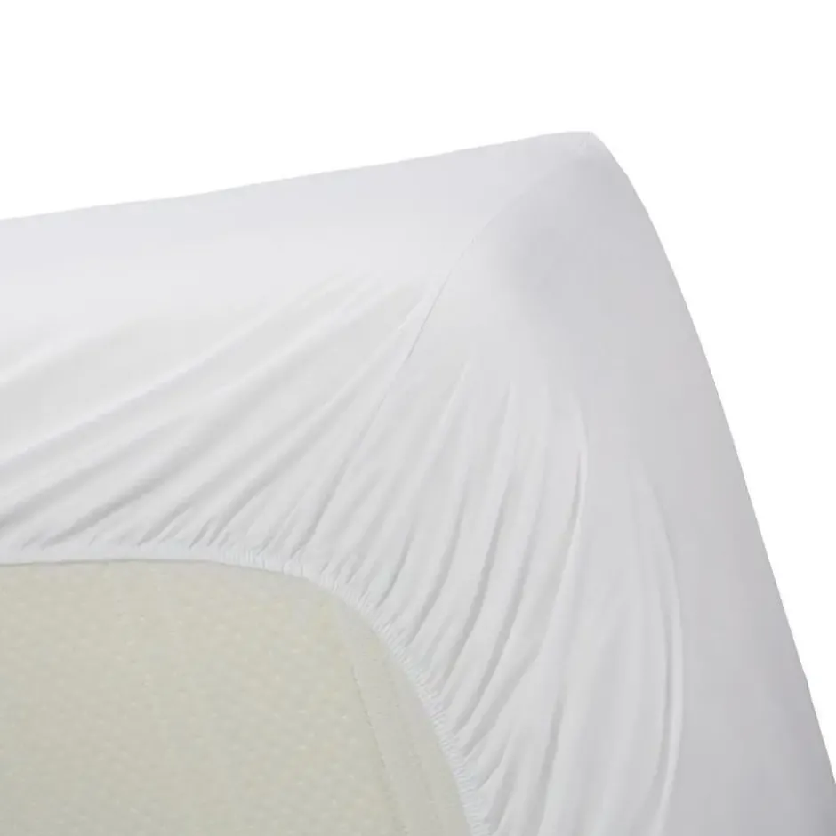 Ambiante Katoen - Topper Hoeslaken - 160x220 - Wit
