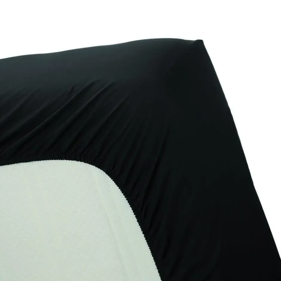 Ambiante Katoen - Topper Hoeslaken - 140x220 - Zwart