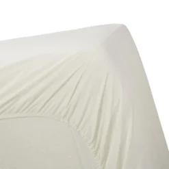 Ambiante Katoen - Topper Hoeslaken - 180x220 - Gebroken wit