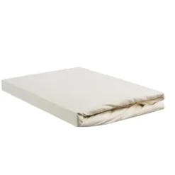 Ambiante Katoen - Topper Hoeslaken - 180x220 - Gebroken wit