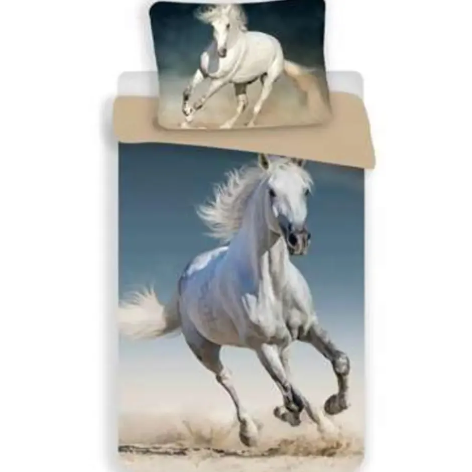 Animal Pictures paard- Dekbedovertrek-140x200cm