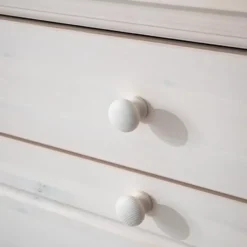 Anita - Schoenenkast met 2 kleppen en 1 lade in wit grenen