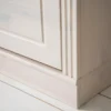 Anita - Schoenenkast met 2 kleppen en 1 lade in wit/natuurlijk grenen