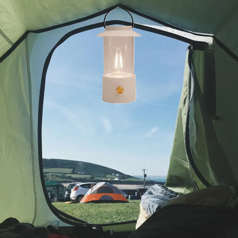 Anna Collection Camping tafellamp - wit - binnen en buiten