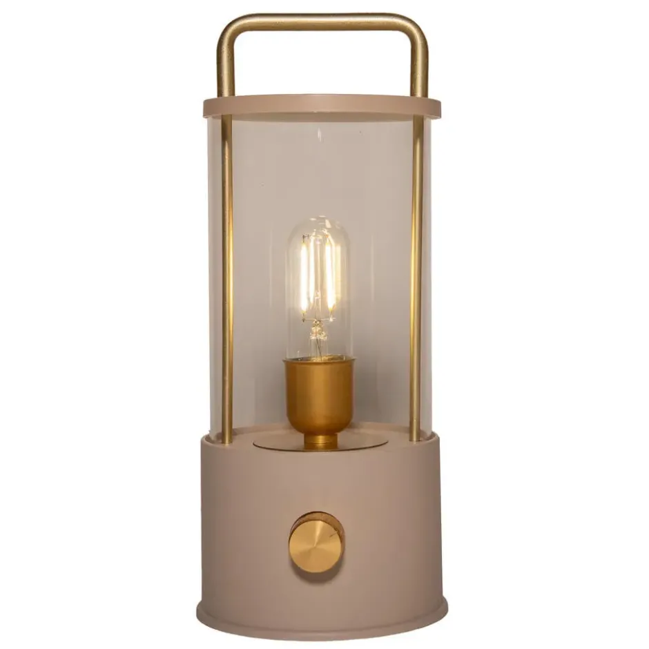 Anna Collection Camping tafellamp - beige - binnen en buiten