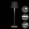 Anna Collection Portable tafellamp - zwart - binnen en buiten