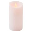 Anna's Collection Led stompkaars - lichtroze - H15 x D7,5 cm