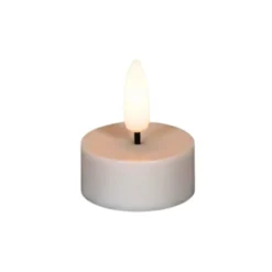 Anna's Collection LED waxinelichtjes - 10x - wit -3,5 x 1,5 cm