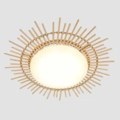 Anne Light & home Plafondlamp Aura - wit - 50x6 cm