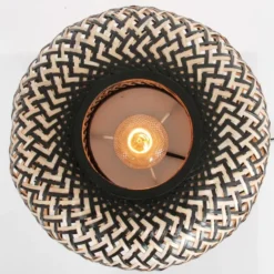 Anne Light & home Tafellamp Maze - beige zwart - 30x30 cm