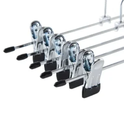 Antislip Broekhangers met Knijpers - 30 stuks Kleding Hangers met Klemmen- 31cm